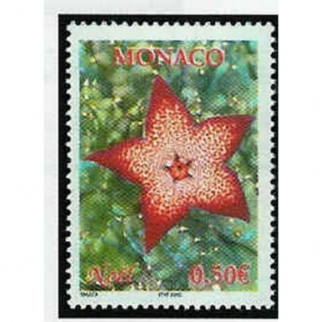 Monaco Num 2368 ** MNH Noel Fleur année 2002