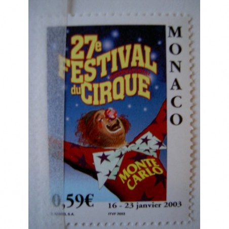 Monaco Num 2382 ** MNH Cirque Affiche clown année 2003