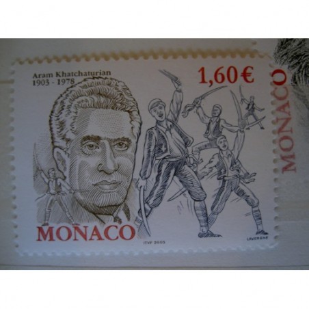 Monaco Num 2401 ** MNH Aram Khatchaturian Danse du Sabre année 2003