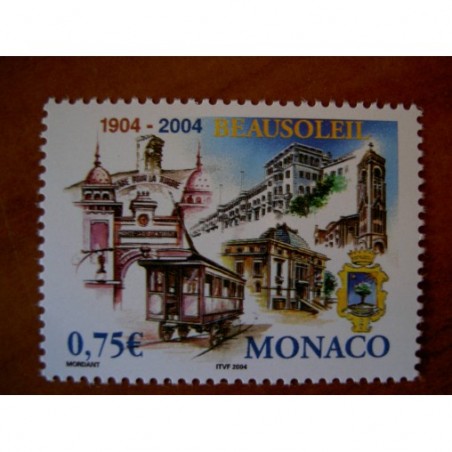 Monaco Num 2423 ** MNH Beausoleil tramway année 2004