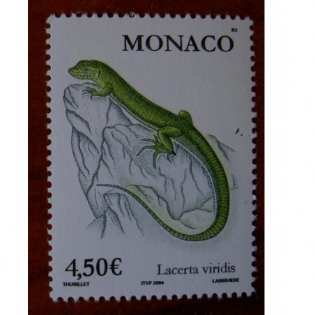 Monaco Num 2430 ** MNH Lezard année 2004