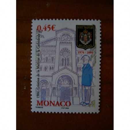 Monaco Num 2432 ** MNH cathedrale chanteur année 2004