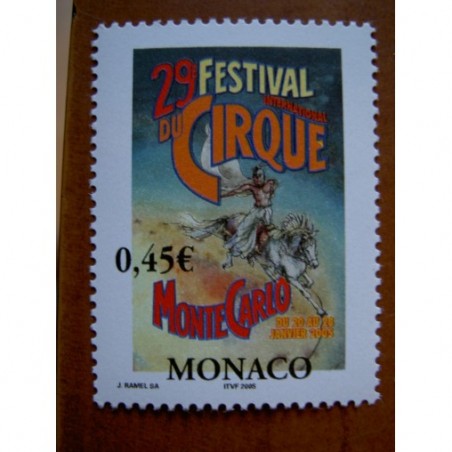 Monaco Num 2461 ** MNH Cirque Ecuyer année 2004