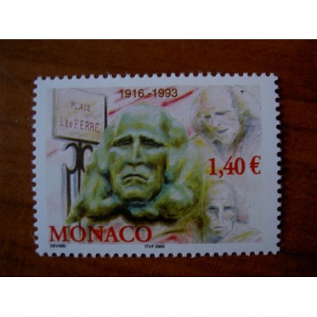 Monaco Num 2472 ** MNH Leo ferré année 2004