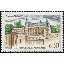 France Yvert Num 1390 ** Château Amboise  1963