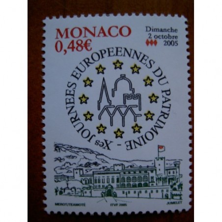 Monaco Num 2504 ** MNH Journée du patrimoine année 2005