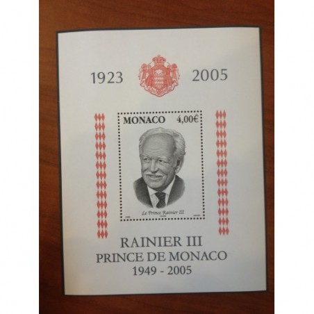 Monaco Num 2514 ** MNH Prince Rainier III année 2005