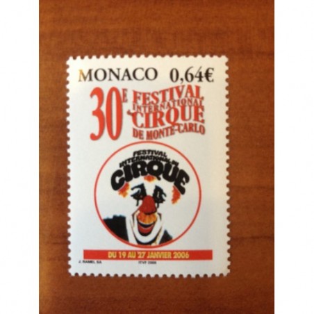 Monaco Num 2522 ** MNH Cirque clown affiche année 2005