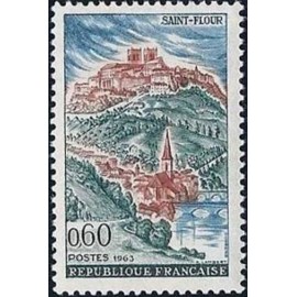 France Yvert Num 1392 ** Saint Flour  1963
