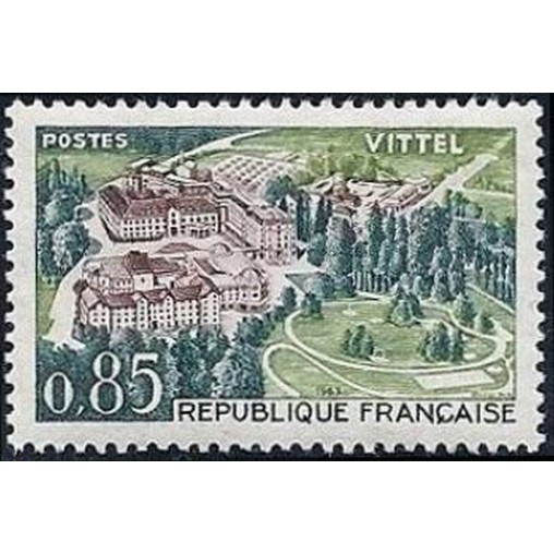 France Yvert Num 1393 ** Vittel  1963