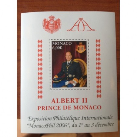 Monaco Num 2560 ** MNH Albert II année 2006