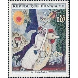 France Yvert Num 1398 ** Tableau Chagall  1963