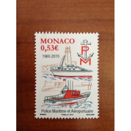 Monaco Num 2747 ** MNH Police Maritime