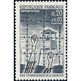 France Yvert Num 1407 ** Liberation  1964