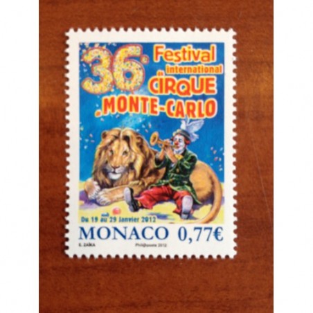 Monaco Num 2808 ** MNH Cirque Lion