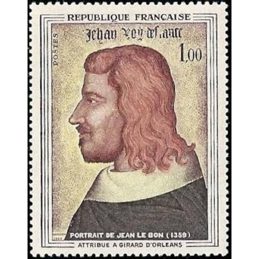 France Yvert Num 1413 ** Tableau Jean II  1964