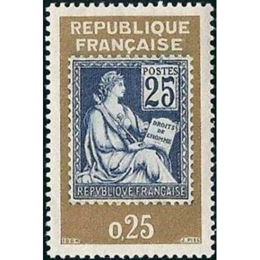 France Yvert Num 1416 ** Philatec  1964