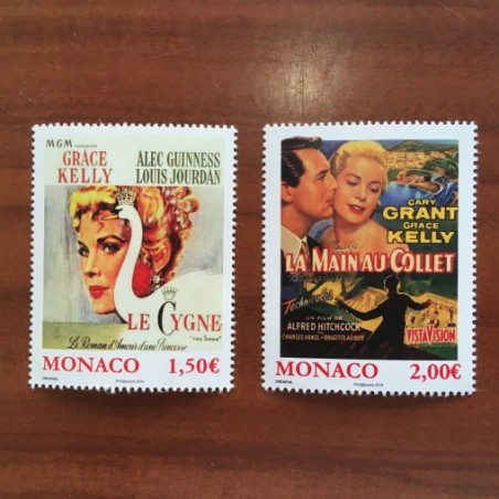 Monaco Num 2956-2957 ** MNH Film de Grace Kelly