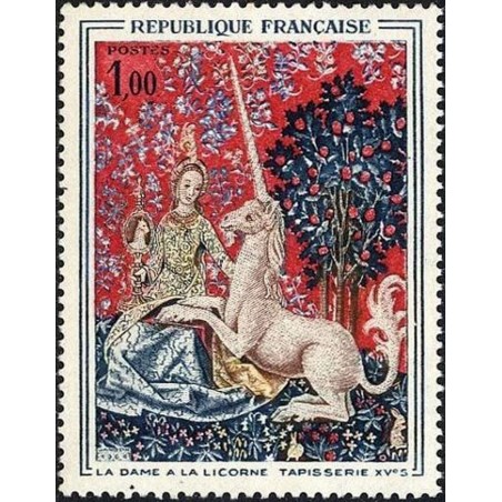 France Yvert Num 1425 ** Tableau Licorne  1964