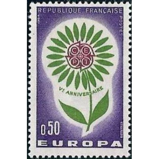 France Yvert Num 1431 ** Europa  1964
