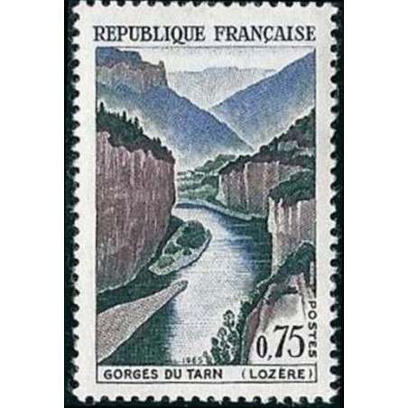 France Yvert Num 1438 ** Gorges du Tarn  1965