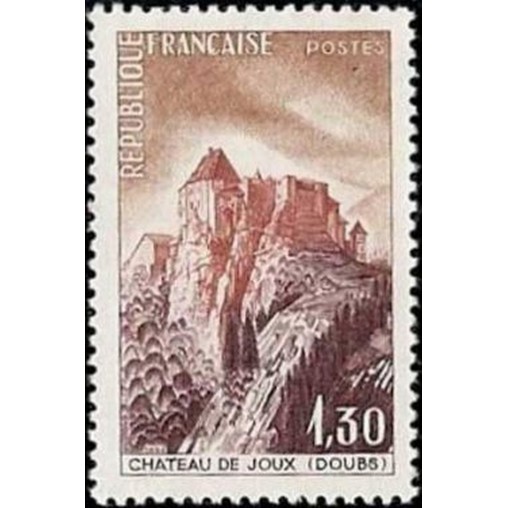 France Yvert Num 1441 ** Château de Joux  1965