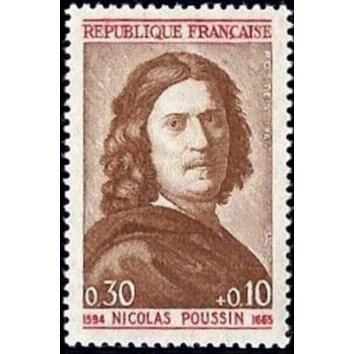 France Yvert Num 1443 ** Nicolas Poussin  1965