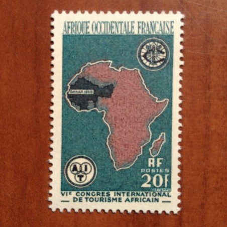 Afrique Occidentale AOF 64 MH * Pont
