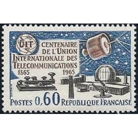 France Yvert Num 1451 ** UIT  1965