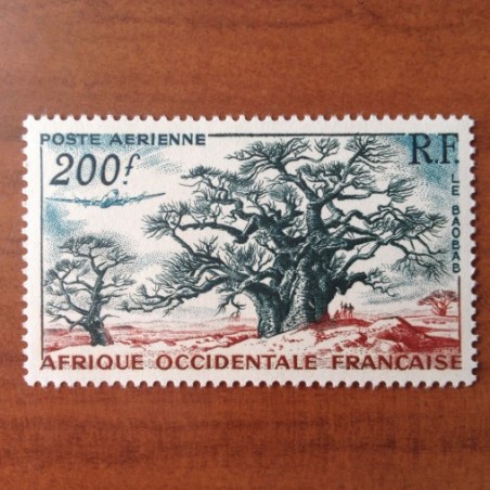 Afrique Occidentale AOF PA 20 MH * Baobabs