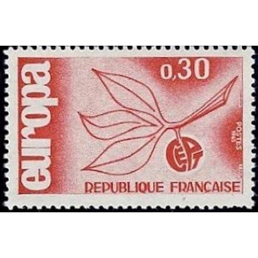 France Yvert Num 1455 ** Europa  1965