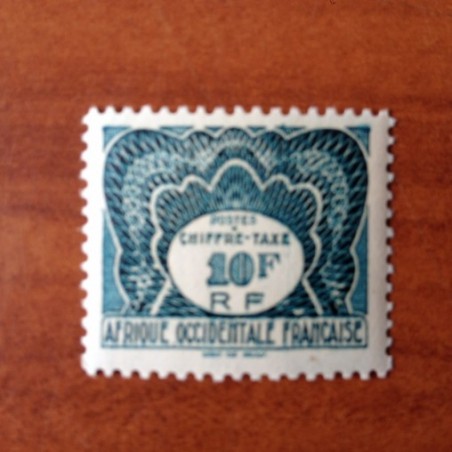 Afrique Occidentale AOF Taxe 9 MNH **