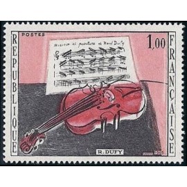 France Yvert Num 1459 ** Tableau Raoul Dufy  1965