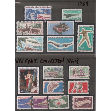 NOUVELLE CALEDONIE ** 1969 ANNEE COMPLETE MNH