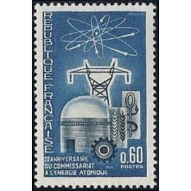 France Yvert Num 1462 ** Atome  1965