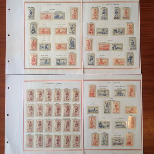 1941 Defense de L'empire MNH ** 72 valeurs Grande serie