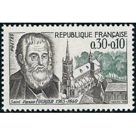 France Yvert Num 1470 ** Saint Pierre Fourier  1966