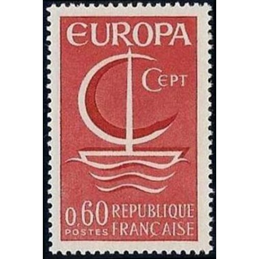 France Yvert Num 1491 ** Europa  1966