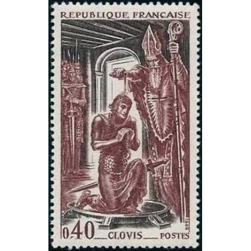 France Yvert Num 1496 ** Clovis  1966