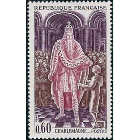 France Yvert Num 1497 ** Charlemagne  1966