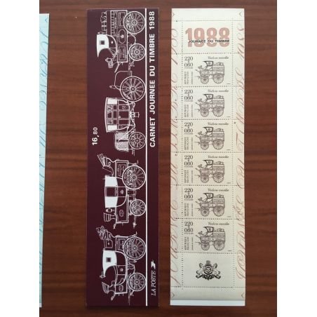 1988 Carnet Journée du timbre BC