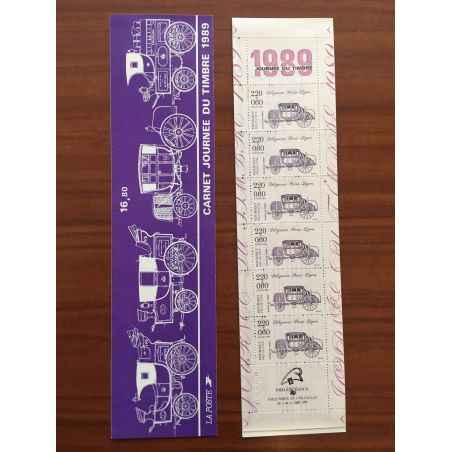 1989 Carnet Journée du timbre BC