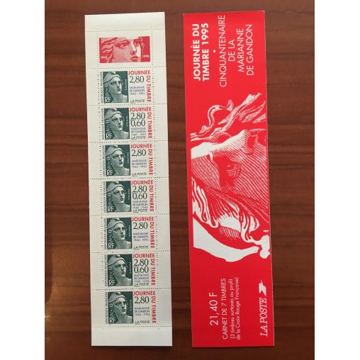 1995 Carnet Journée du timbre BC