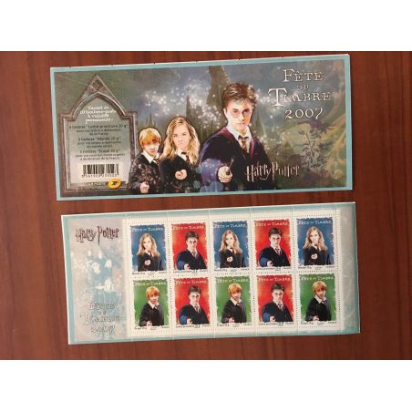 2007 Carnet Journée du timbre BC Harry Potter