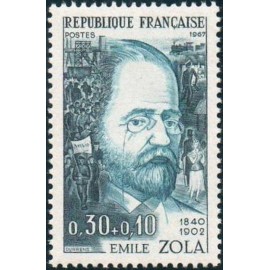 France Yvert Num 1511 ** Emile Zola  1967