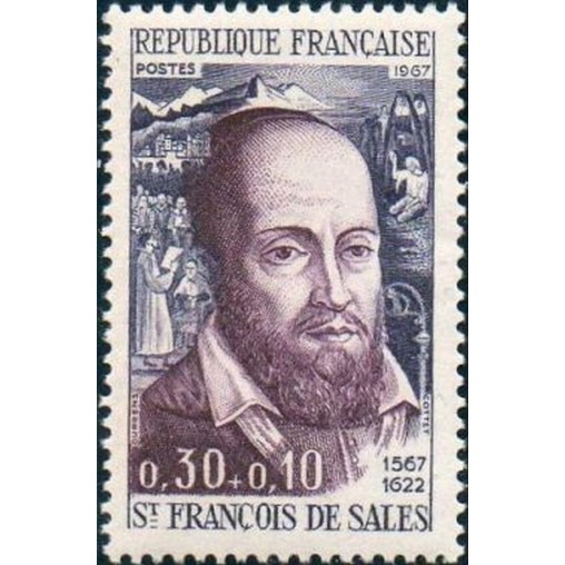 France Yvert Num 1513 ** St François de Sales  1967