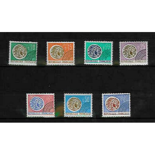 Preo 123-129 **MNH 1964 Monnaie Gauloise