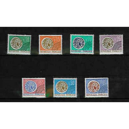 Preo 123-129 **MNH 1964 Monnaie Gauloise