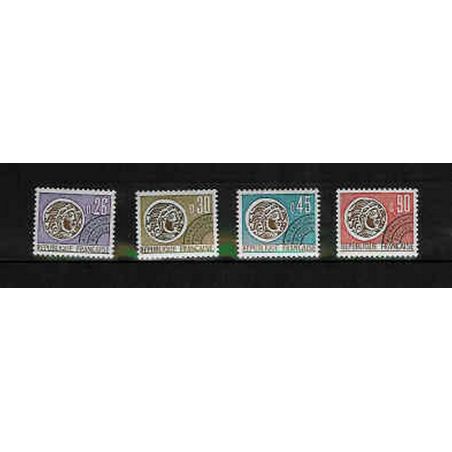 Preo 130-133 **MNH 1971 Monnaie Gauloise