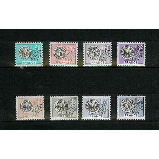 Preo 138-145  **MNH 1976 Monnaie Gauloise